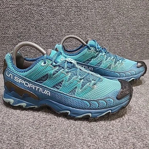 La Sportiva Ultra Raptor Trail Women's US 9 Hiking Running Shoes Blue - Picture 5 of 13